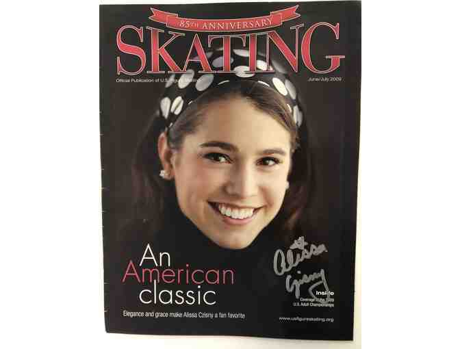 Autographed Alissa Czisny Skating Magazine