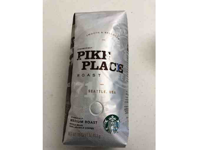 Starbucks Pike Place Roast and 6 Reusable Starbucks Hot Cups BPA Free