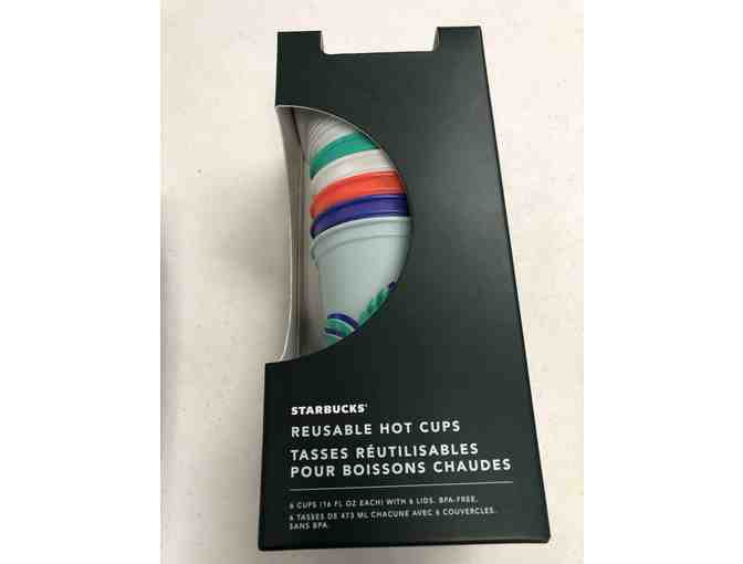 Starbucks Pike Place Roast and 6 Reusable Starbucks Hot Cups BPA Free