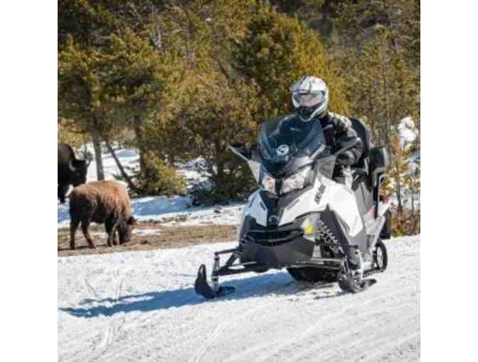 Yellowstone Old Faithful Snowmobile or Snowcoach Tour for 2 people