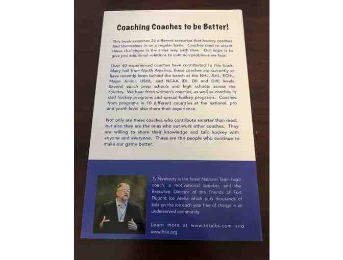 Signed copy of the book 'Coaching Situational Hockey' by Ty Newberry