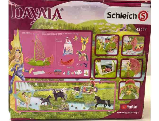 Schleich bayala 54-Piece Fairy Dollhouse & Stable with Unicorns Toy Set for Kids Ages 5-12
