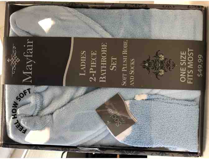 Super Soft fluffy and comfy Bath Robe from Mayfair by Seven Apparel