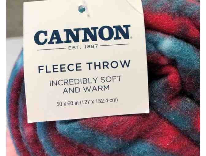 Sears Incredibly Soft And Warm Cannon Fleece Throw 50' x 60'