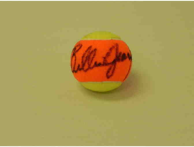 Billie Jean King Autographed Tennis Ball
