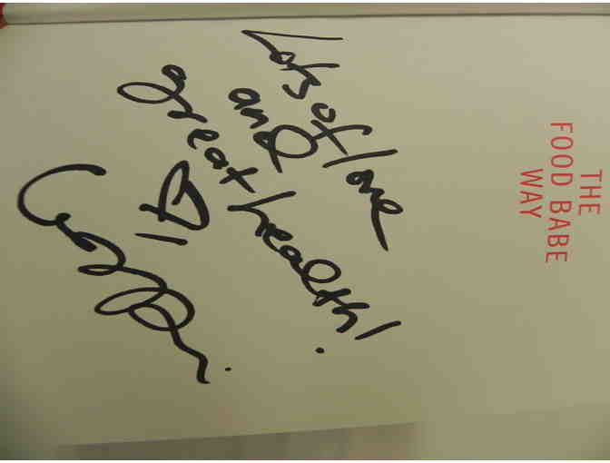 Autographed Copy of The Food Babe Way by Van Hari