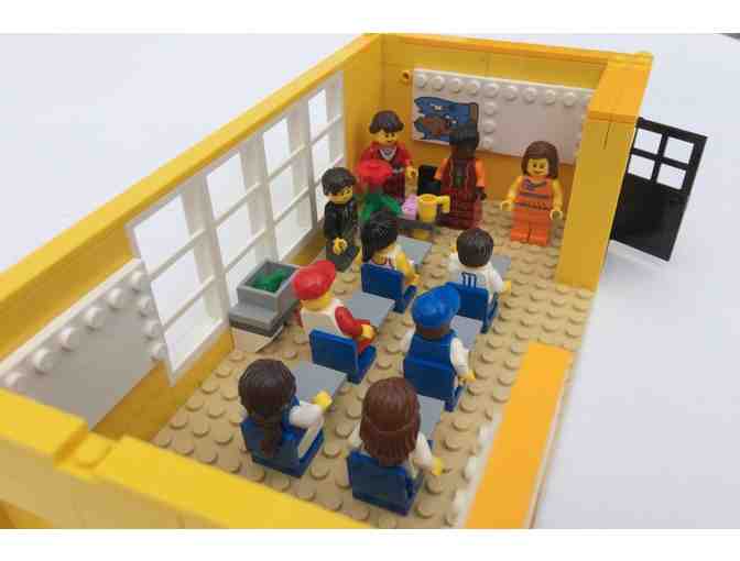 Ms. Bales, Frankenstein & Bronson - Kilgour School Lego Model