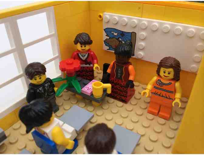 Ms. Bales, Frankenstein & Bronson - Kilgour School Lego Model