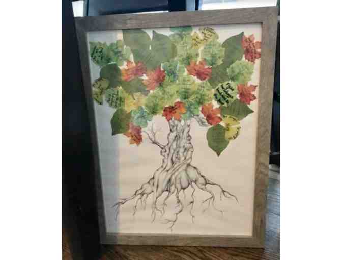 Ms. Bales - Framed Class Wall Art 'Tree'