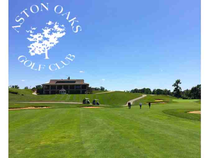 2 Gift Certificates for 1 Round of 18 Holes w/ Cart @ Aston Oaks Gold Course