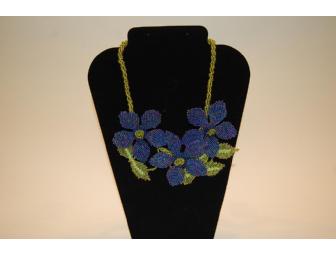 Kim Erixon Designs 'Dogwood Flower' Beaded Necklace
