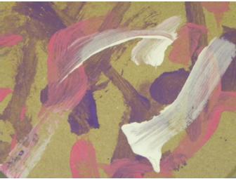 A Full Heart Box Decorated by 'Debbie' & 'Bo' Chimpanzee