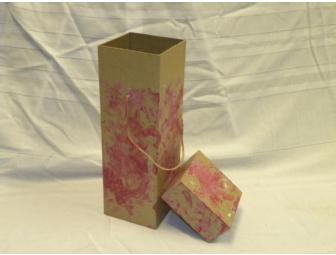 A Gift from David Wine Box Decorated by 'David' Hamadryas Baboon