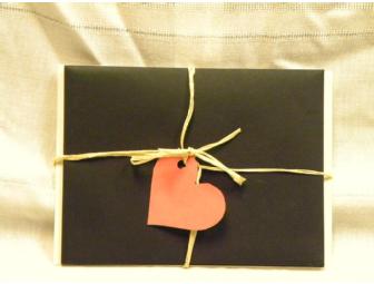 Kisses from Edie Set of 4 Notecards Decorated by 'Edie' African Elephant