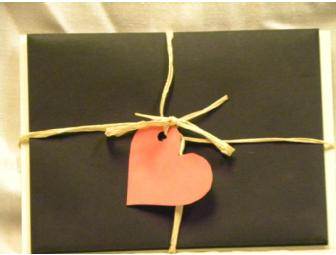 Kisses from Edie Set of 4 Notecards Decorated by 'Edie' African Elephant