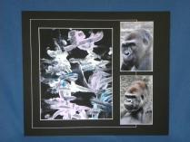 Be Mine! Painting by "Bantu" and "Ajari" Western Lowland Gorillas