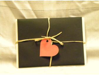 Kisses from Edie Set of 4 Notecards Decorated by 'Edie' African Elephant