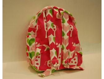 Pink Giraffe Sweet Hearts Backpack for Kids