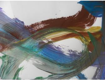 'March of the Elephants' Painting by 'Edie', African Elephant