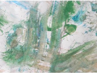 'Peaceful Paws' Painting by 'Zarina', African Lion