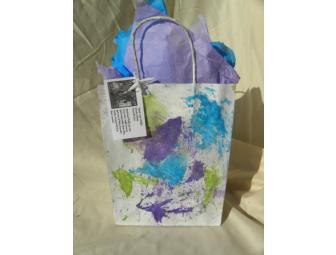 2 Medium-sized Gift Bags, decorated by 'Spud' and 'Fluffy', Grant's Zebras and Meerkat Mob