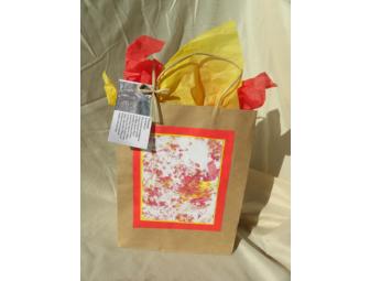 2 Medium-sized Gift Bags, decorated by 'Spud' and 'Fluffy', Grant's Zebras and Meerkat Mob