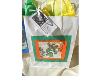 3 Medium-Sized Gift Bags, decorated by 'Cruella' and 'Bakari', African Painted Dogs