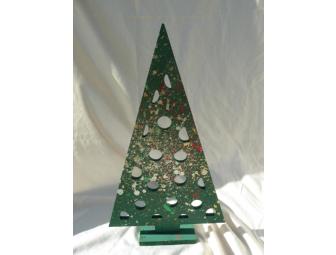 Wooden Christmas Tree decorated by 'Jana' African Elephant