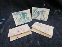 Set of 4 Notecards decorated by "David" Hamadryas Baboon