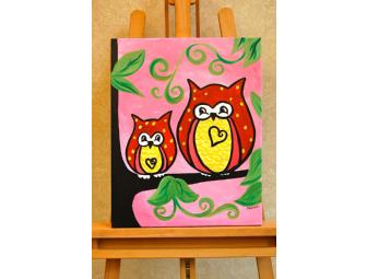 Two Hoots - Painting