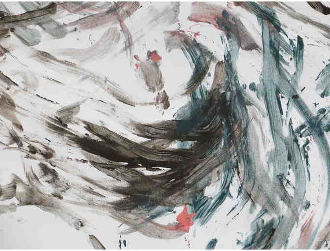 Pure Baboon Talent Painting by 'David' Hamadryas Baboon