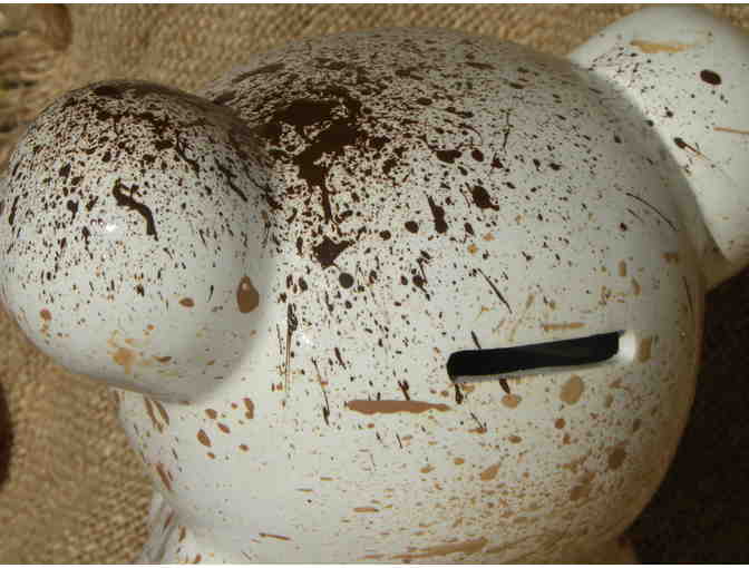 Bear Coin Bank Painted by 'Jana' African Elephant