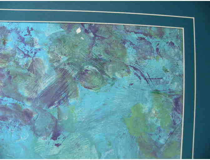 Monet's Pond Painting by 'Elsa & Zarina' African Lions