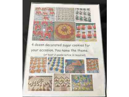 4 Dozen Custom Decorated Sugar Cookies