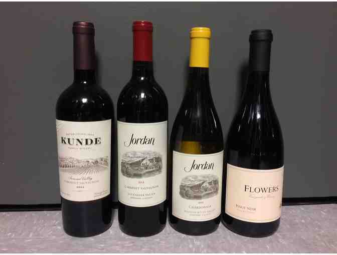 SONOMA EXPERIENCE - ONE NIGHT STAY AT JORDAN WINERY, TASTING AT 2 WINERIES & 4 BOTTLES