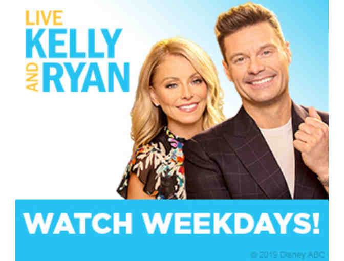 LIVE KELLY & RYAN - 4 VIP SEATS TO LIVE TAPING - Photo 1