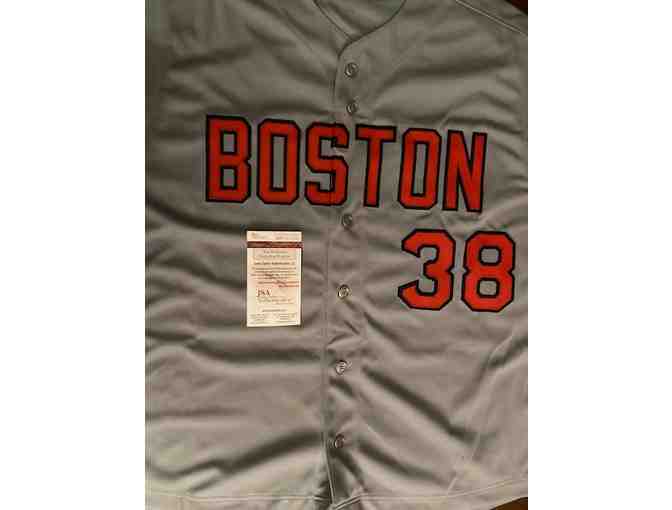 Autographed Boston Red Socks Curt Schilling Jersey (JSA Authenticated)