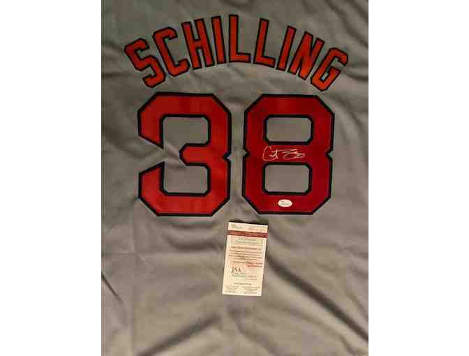 Autographed Boston Red Socks Curt Schilling Jersey (JSA Authenticated)