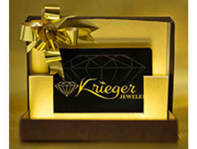 Krieger Jewelers Gift Certificate