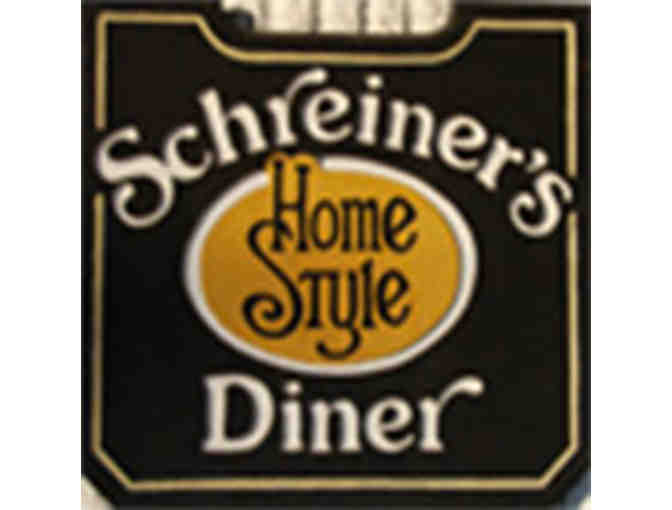 Schreiner's Diner Gift Certificate