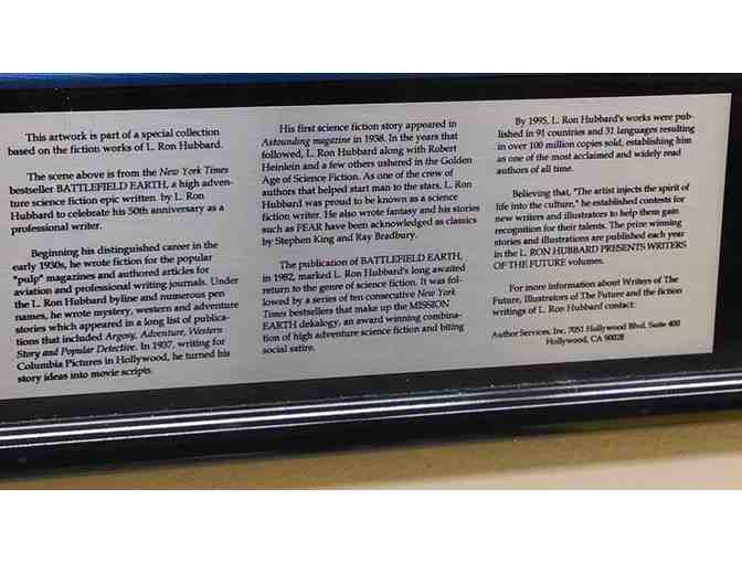 Glencannon's Run from Battlefield Earth by L. Ron Hubbard- Painted by Sun Kijima