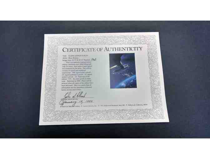 Glencannon's Run from Battlefield Earth by L. Ron Hubbard- Painted by Sun Kijima