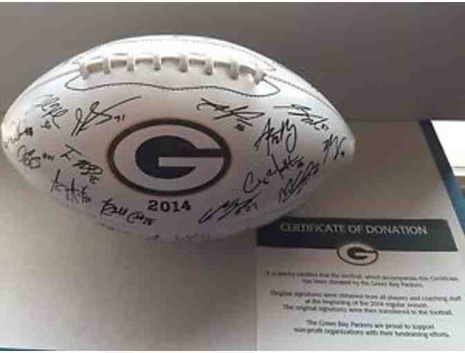 Green Bay Packers 2014 Autographed Football