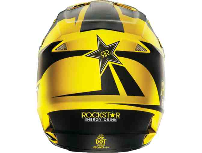 Fox V1 Rockstar Helmet Autographed by Davi Millsaps