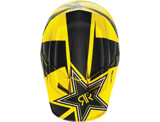 Fox V1 Rockstar Helmet Autographed by Davi Millsaps