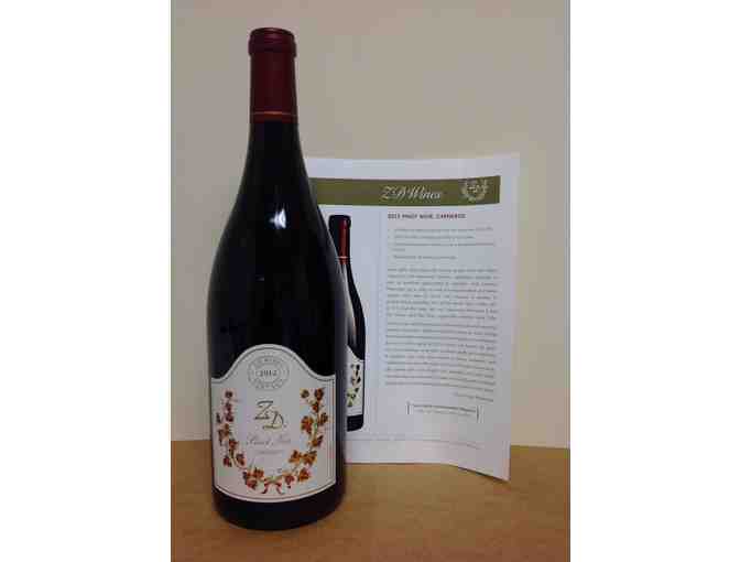 One Bottle of ZD Wines 2012 Pinot Noir, Carneros