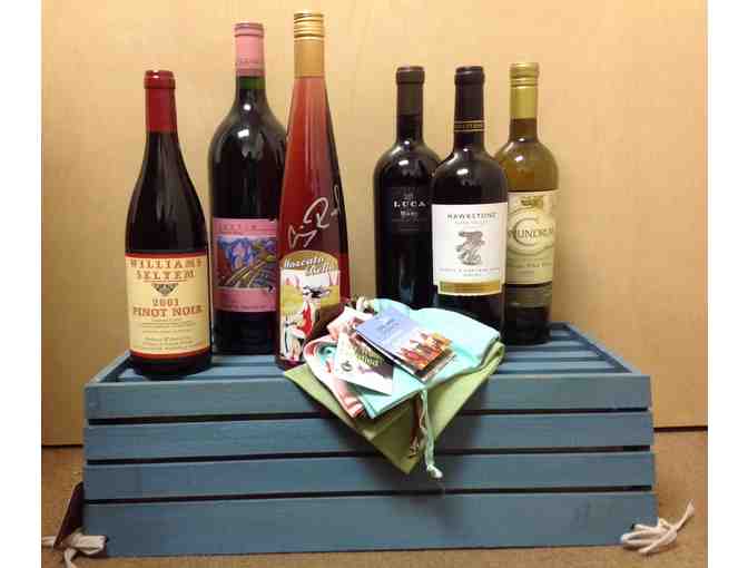 Wall of Wine - 6 Bottles of Wine Hand-Selected by LASOC Board Members & Administrators