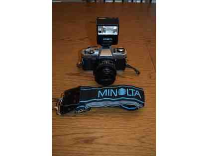 Vintage Minolta Camera and Accessories