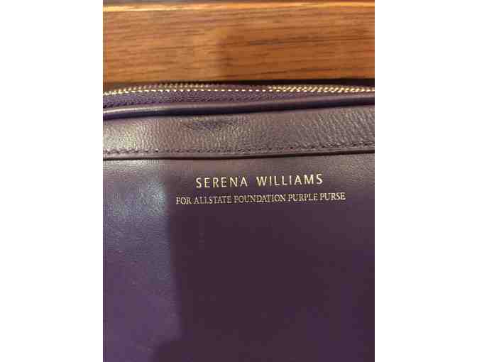 Exclusive Purple Leather Purse designed by Serena Williams - Photo 2