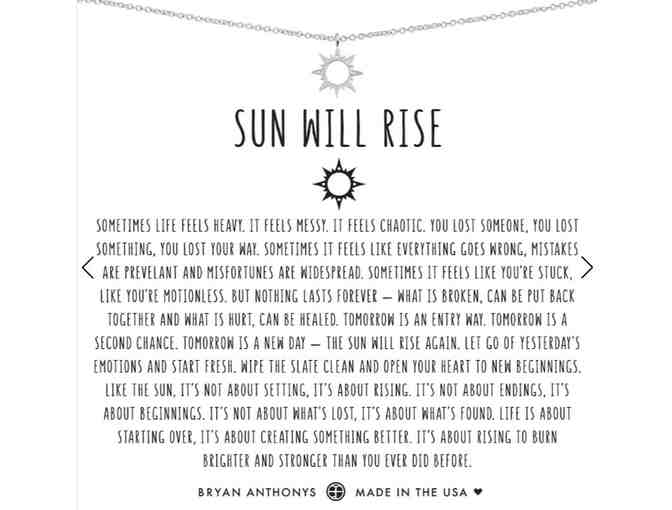 Bryan Anthony's Sun Will Rise Necklace - Photo 1